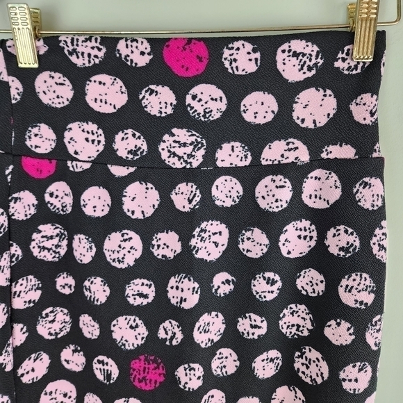 Lularoe Cassie Pencil Skirt Polka Dot Stretch Size Extra Small - Picture 3 of 5